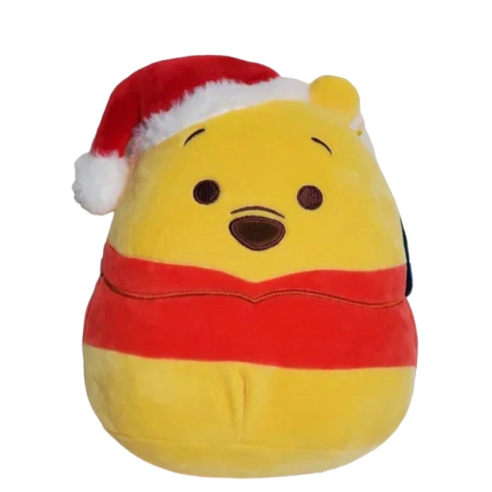 NEW Christmas Squishmallow Winnie the Pooh Santa Hat ~ 10 in